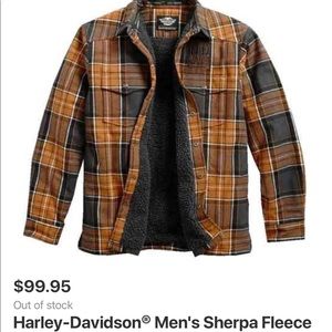 Large long sleeved harley jacket/sweatshirt.